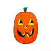 Classic Orange Hand-Painted Jack-O-Lantern