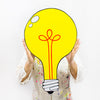 BRIGHT IDEA Light Bulb Cut-Out Painting