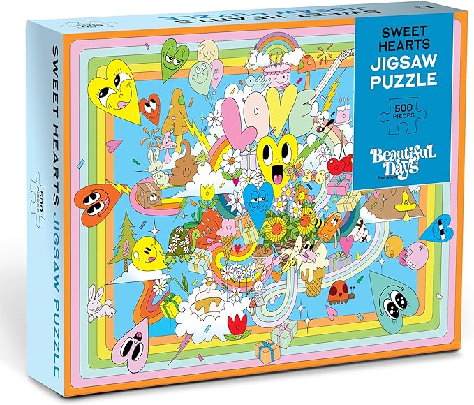 Sweet Hearts 500-Piece Jigsaw Puzzle