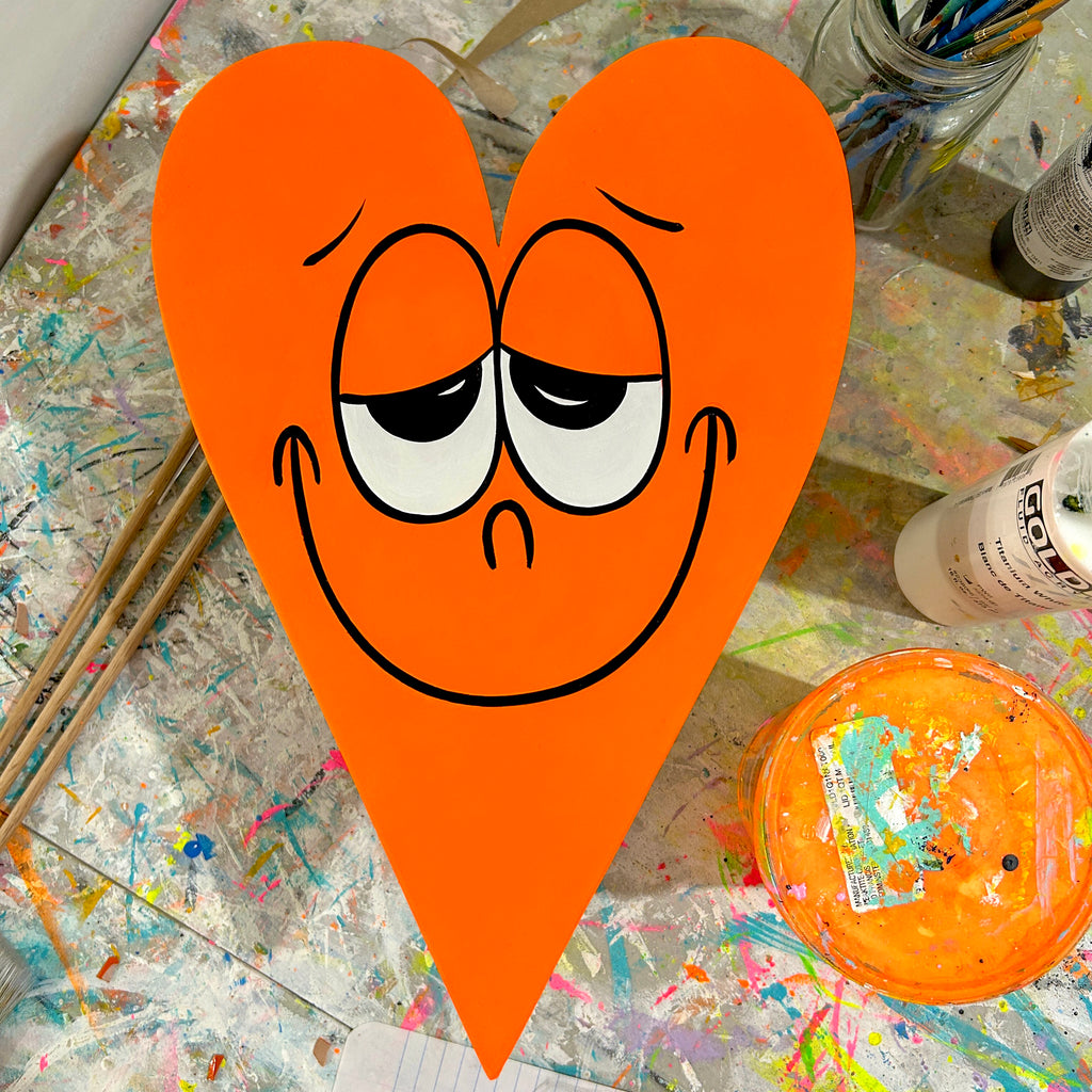 Sweet Heart Cut-Out Painting - 9 COLORS TO CHOOSE FROM!