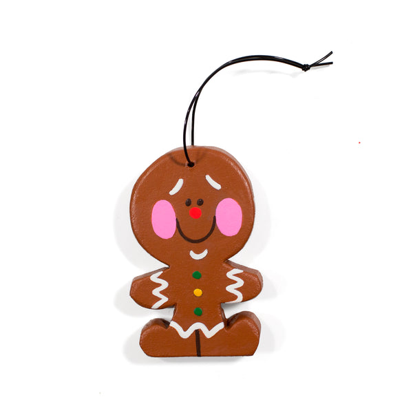 Hand Painted Gingerbread Ornament