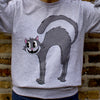 Spooky Black Cat Sweatshirt