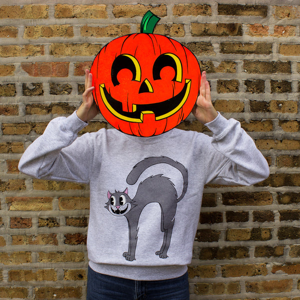 Spooky Black Cat Sweatshirt