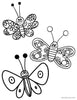 Butterfly Coloring Page - Free Downloadable PDF