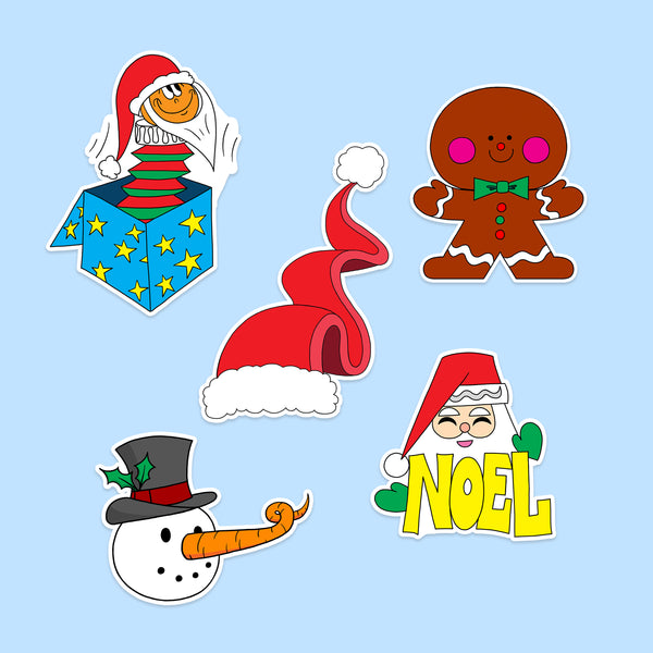 Holly Jolly Vinyl Sticker Set