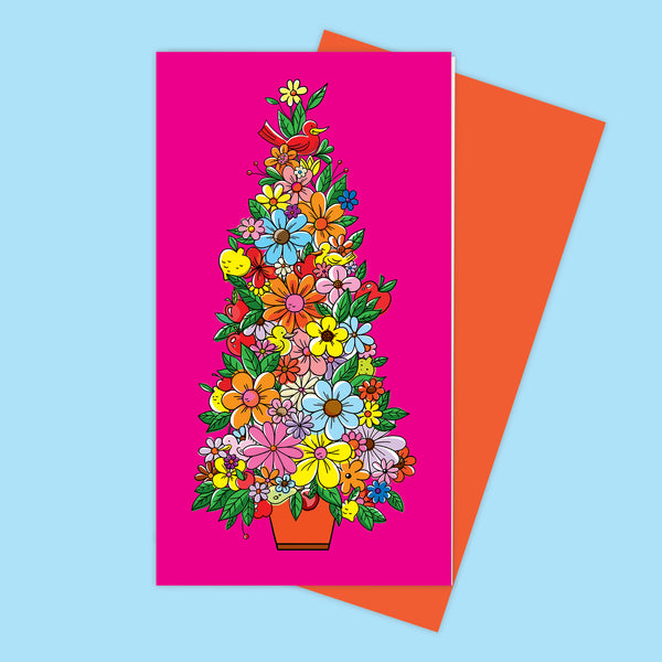 Garden Party Holiday Card